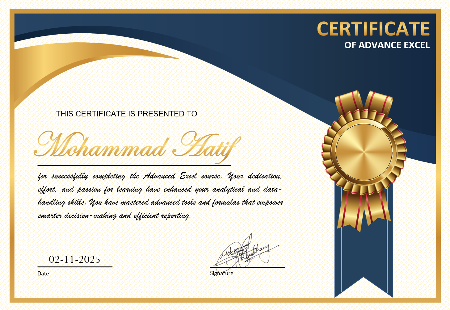 Professional Graphic Design Certificate Template